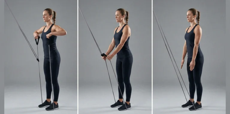 Band triceps pushdown