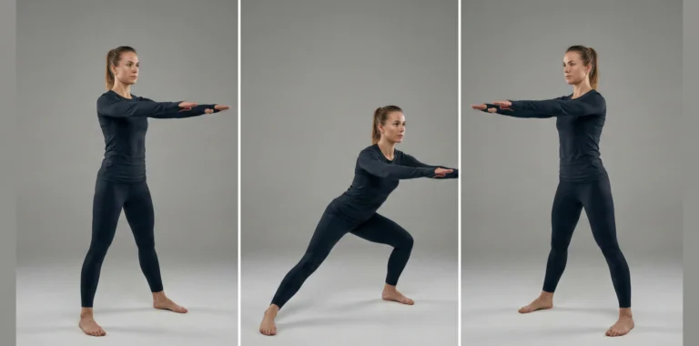 Cossack squat (lätt)